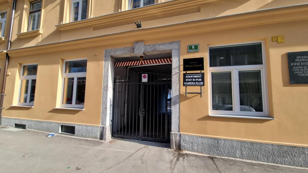 Stay In Pub Kamera Klub Apatment-City Center Ljubljana Ngoại thất bức ảnh